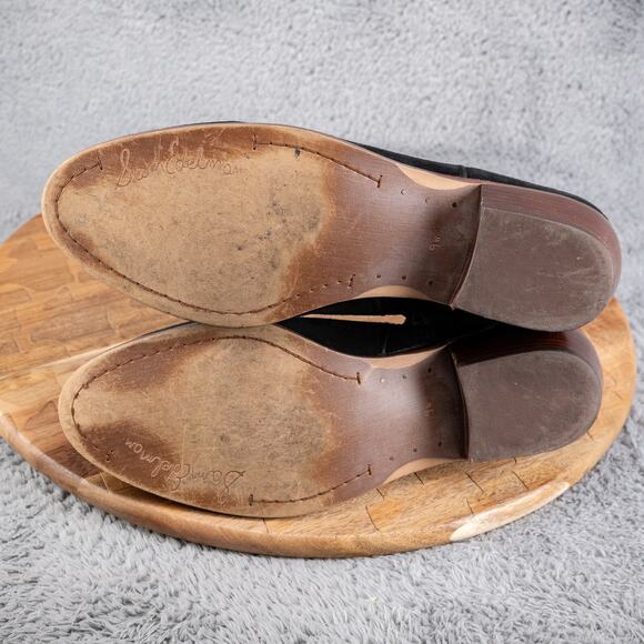 Sam Edelman Women's Petty Black Suede Side Zip Ankle Booties Size 9 W - Picture 6 of 6